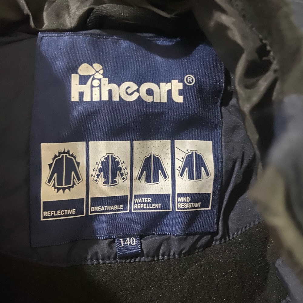 Kids Navy Hooded Puffer Vest - Picture 2 of 2